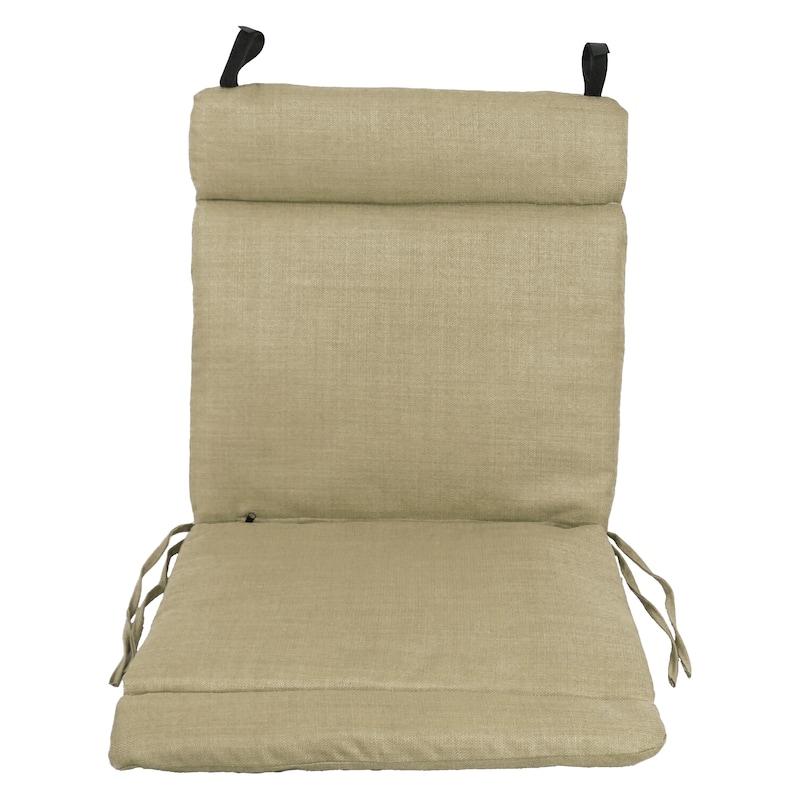 20-inch by 40-inch Outdoor Seat/Back Chair Cushion - 20" x 40"
