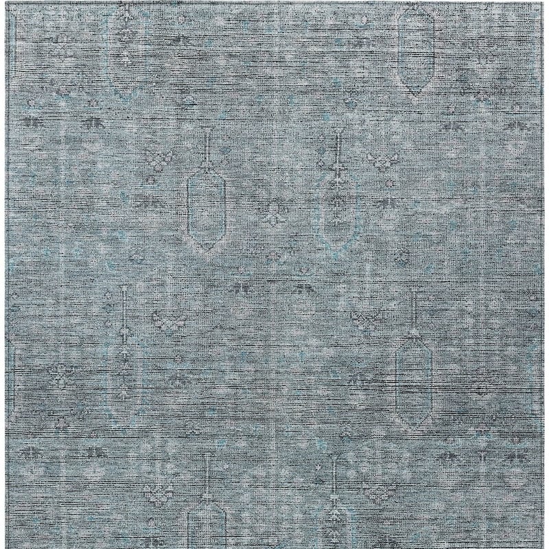 HomeRoots Southwestern Transitional Rectangle Outdoor Rug