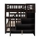 preview thumbnail 14 of 13, Stairway Full-over-Full Bunk Bed with Twin size Trundle and Guard Rail, Espresso
