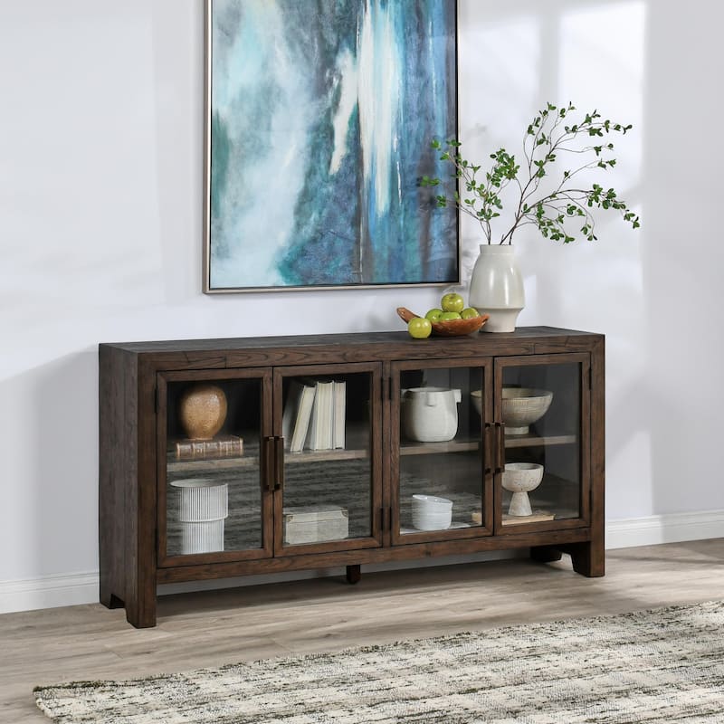 Classic Home Troy 72" Reclaimed Oak Buffet Sideboard
