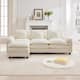 Option White/3 Seats with 1 Ottoman
