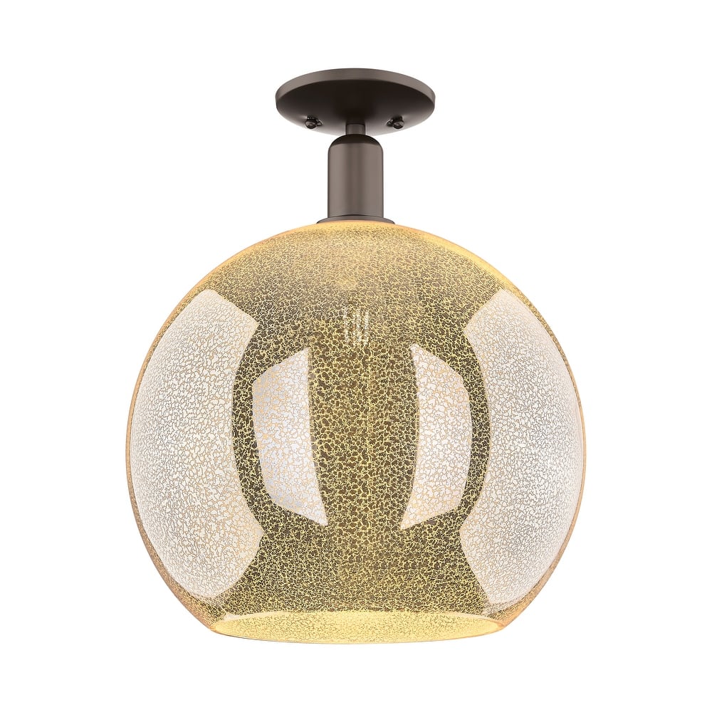 Innovations Lighting Endless Possibilities Arcadia - Athens - 1 Light 14" Semi-Flush Mount