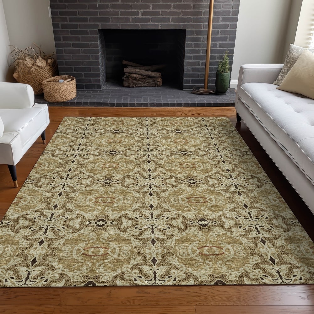 Premium Washable Super Soft Traditional Gladiator Mayfield Rug