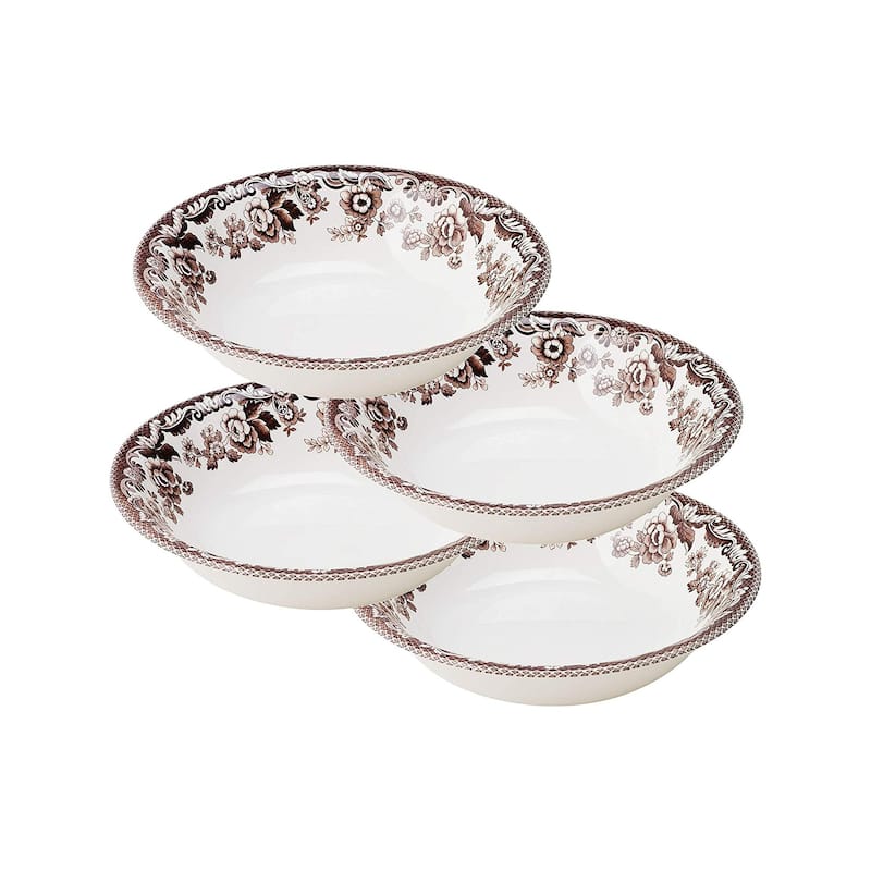 Spode Set of 4 Delamere Ascot Cereal Bowls - 8 in - 8 in