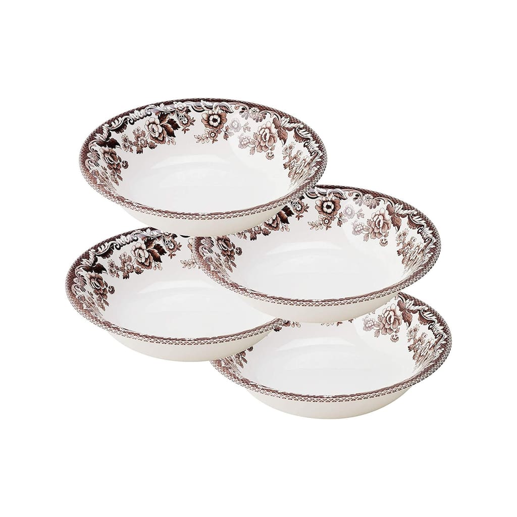 Spode Set of 4 Delamere Ascot Cereal Bowls - 8 in