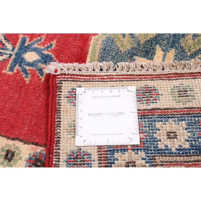 ECARPETGALLERY Hand-knotted Finest Ghazni Red Wool Rug - 6'7 x 9'7