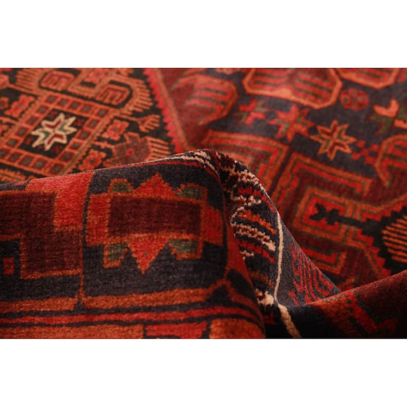 Teimani Burgundy Rug 3'1" x 4'7" - 3'1 x 4'7