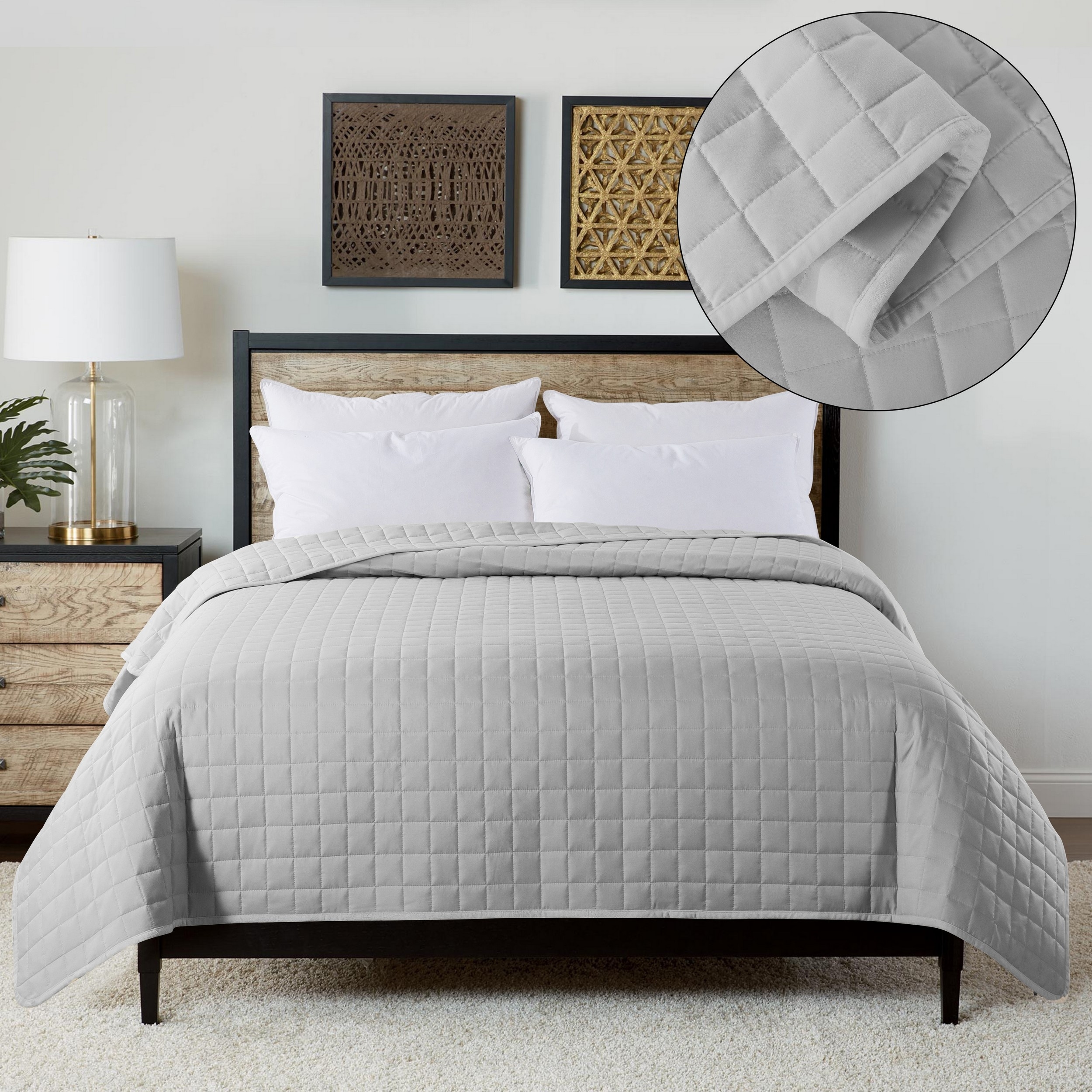 Velvet Trim Down Alternative Blanket On Sale Bed Bath Beyond