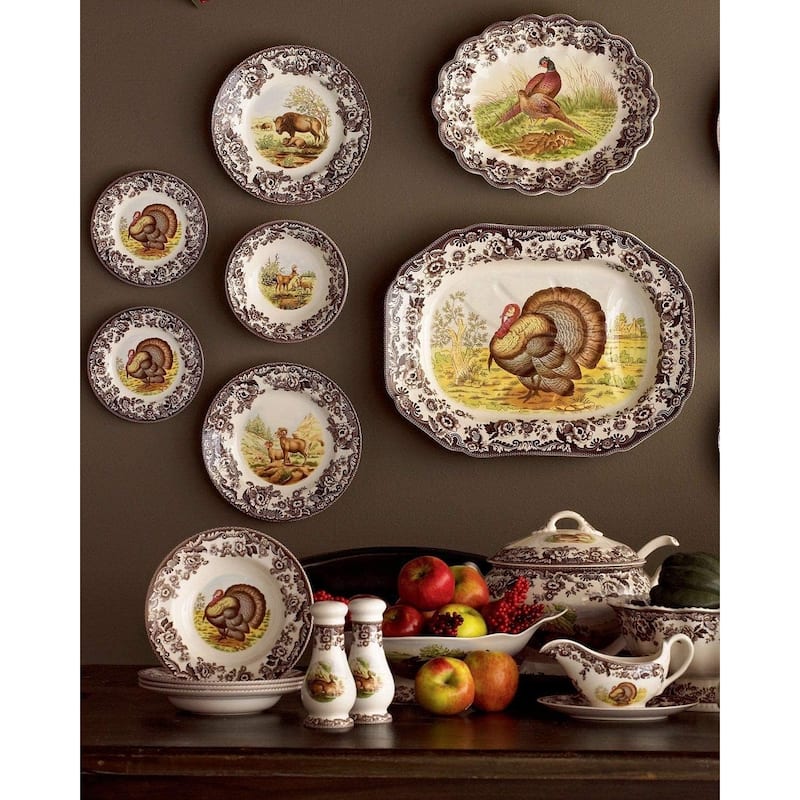 Spode Woodland Luncheon Duck Motif Plate