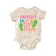 preview thumbnail 1 of 4, Happiest Flip Flops Summer - Baby Boy Girl Clothes Infant Bodysuit Funny Cute Blue - 0-3M