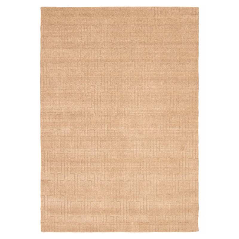 Kashkuli Gabbeh Tan Rug 6'8" x 9'4" - 6'8 x 9'4 - Tan - 6'8 x 9'4
