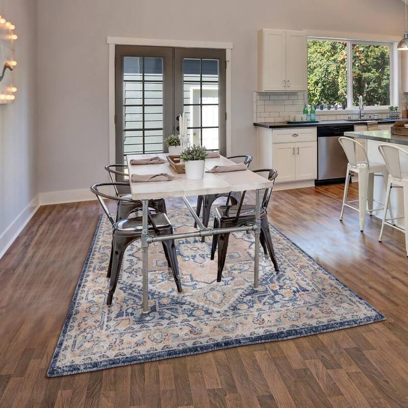 Luxe Weavers Oriental Medallion Area Rug, Stain-Resistant Carpet