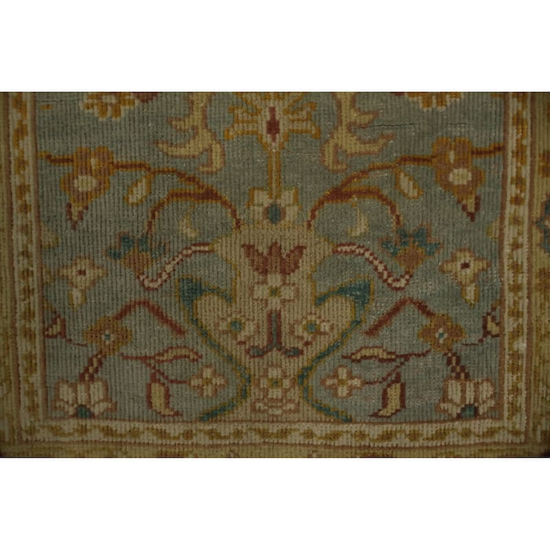 Hand Knotted Oriental 100% Wool Carpet Traditional All-Over Navy Blue & Blues Ziegler Area Rug - 3' 2'' X 2' 0''