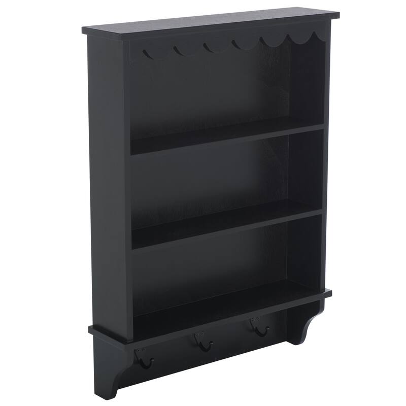 SAFAVIEH Home Haven 3 Hook Wall Rack - 19"W x 5"D x 26"H