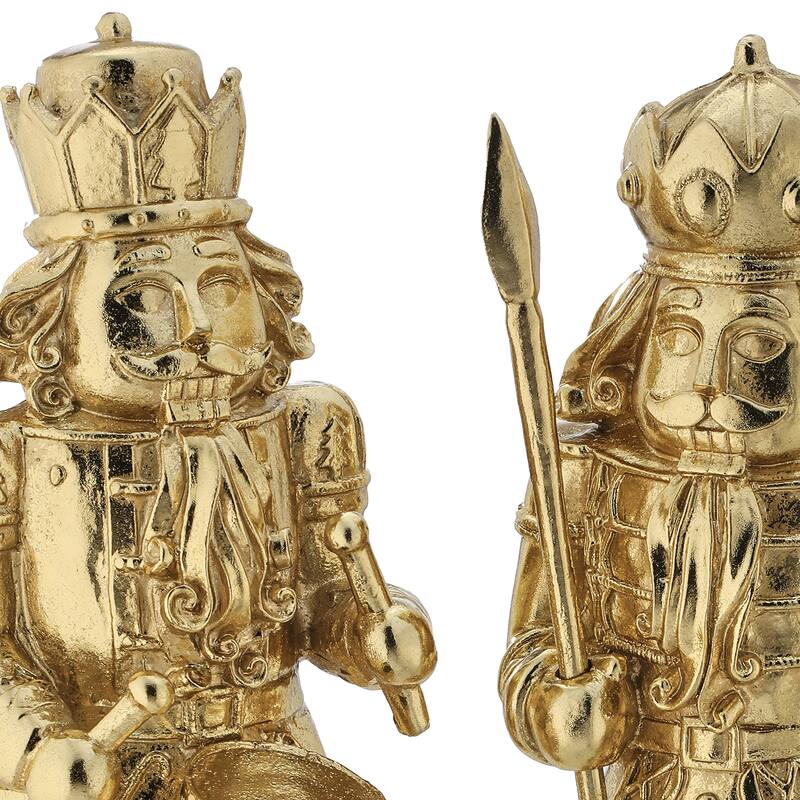 12" Resin Royal Court Nutcracker Set of 2