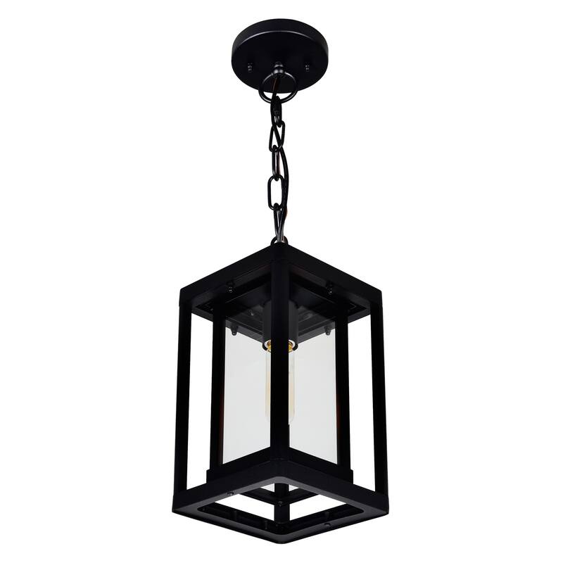 Mulvane 1 Light Black Outdoor Pendant