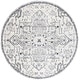 preview thumbnail 11 of 11, SAFAVIEH Tulum Kukka Boho Rug 6'7" Round - Ivory Grey/Light Grey - Round