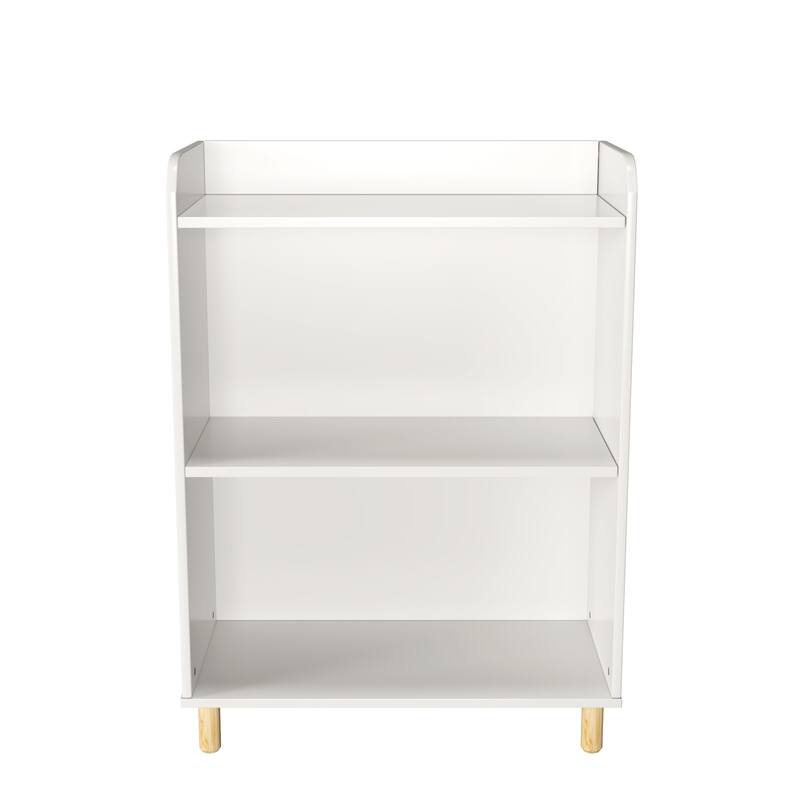2-in-1 Bookshelf For Toddlers Kids Bookshelves Rack With Toy Storage Organizer Book Unit Storage - 3 tier bookshelf