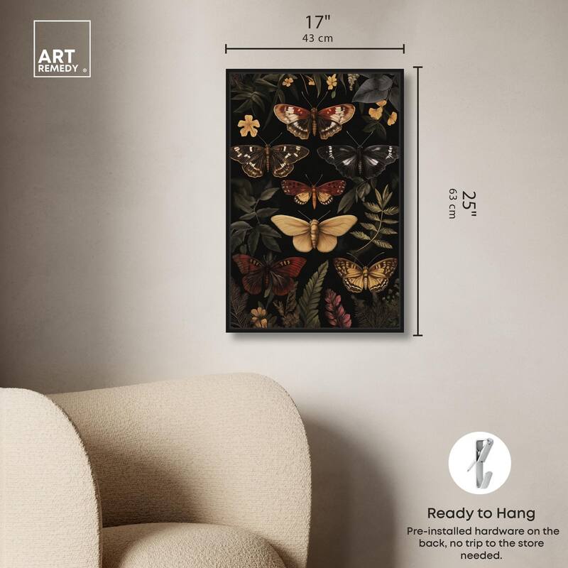 Winged Visitors III Canvas by Art Remedy