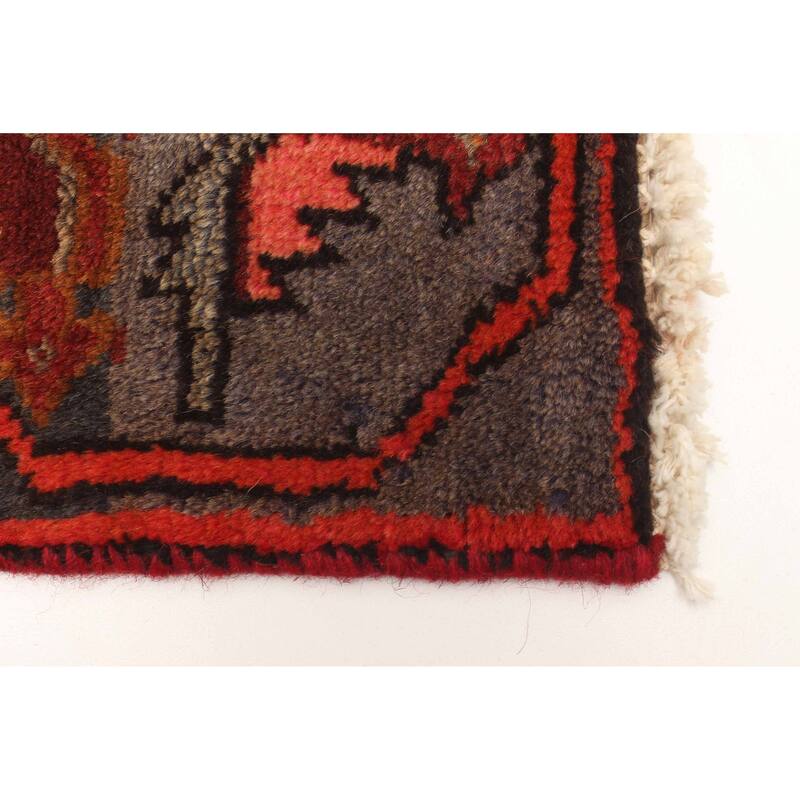 ECARPETGALLERY Hand-knotted Andelz Dark Red Wool Rug - 3'9 x 6'8