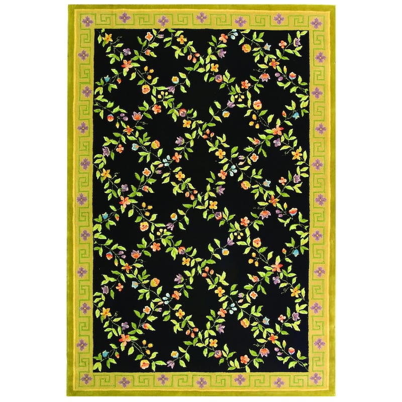 SAFAVIEH Handmade Berkeley Kerica Botanical Wool Rug