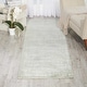 preview thumbnail 5 of 29, Desert Skies Traditional Persian Floral Shimmer Area Rug 2'3" x 8' Runner - Silver/Green - Runner/Rectangle