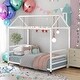 preview thumbnail 13 of 22, Roof and Chimney Desige House Platform Bed