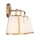 preview thumbnail 2 of 3, Fulton 3 Light Antique Gold Bathroom Vanity - 23.25'' W x 9.25'' H x 7.5'' D