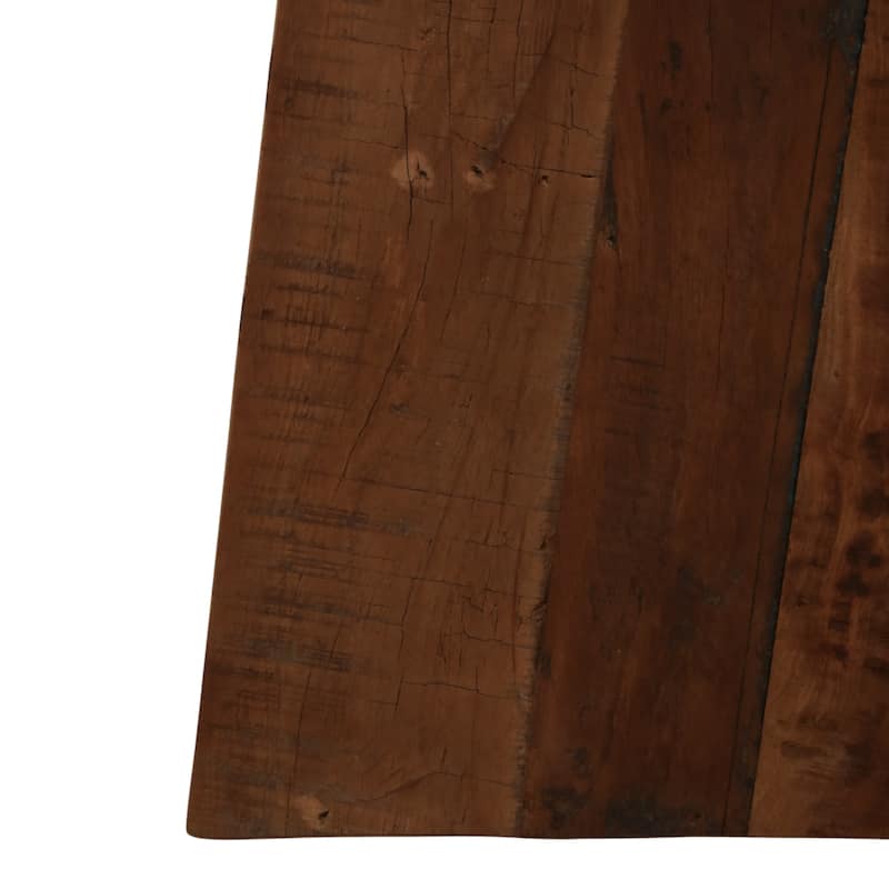Bench Solid Wood Rustic Design Casual Home Style for Bedroom Living Room Office Entryway Accent Furniture - 18" Brown