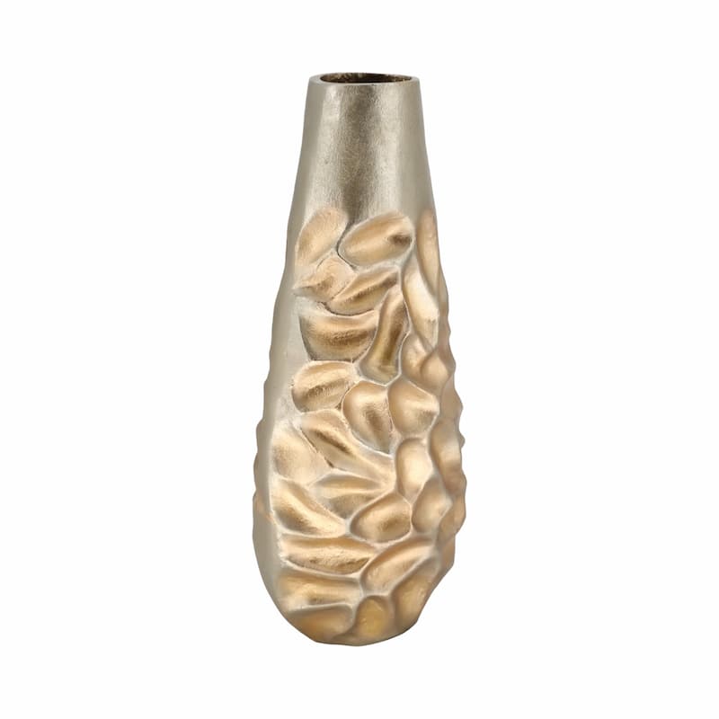 Metal Cartwright Hammered Textured Vase - Bronze, 19 in.