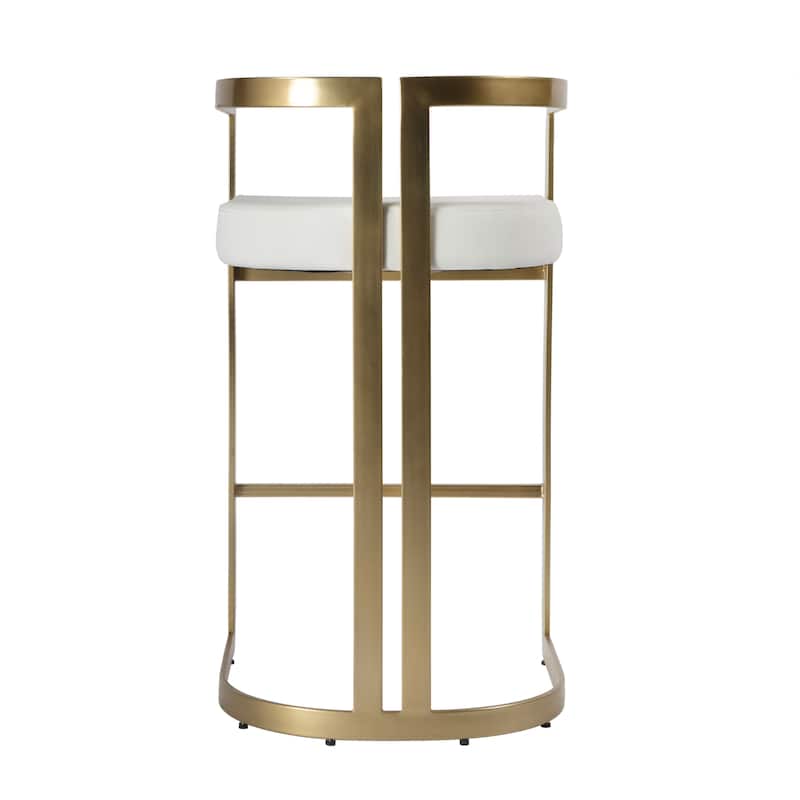 Clarence Faux Leather 35" Barstool