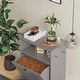 preview thumbnail 15 of 35, Roomfitters Dog Feeding Station with 2 Elevated Dog Bowls, Tilt Out Pet Feeding Cabinet Station