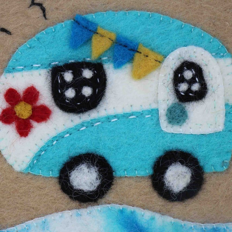 Handmade Felt Large Tea Cozy Cover (Nepal)