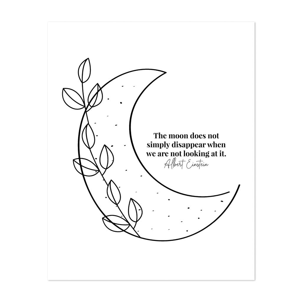 Typography Albert Einstein Children s Art Industrial Art Print/Poster