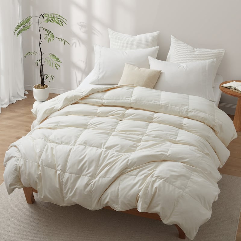 Premium White Feather Down Comforter Duvet Insert All Warmth Levels