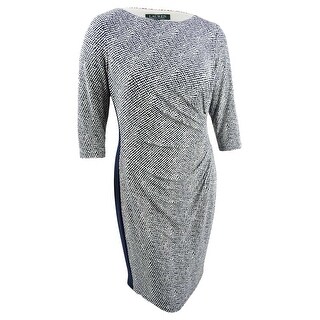 ralph lauren two tone dress