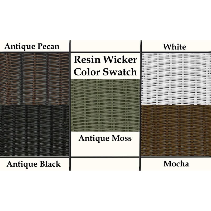 San Tropez 4-piece Resin Wicker Outdoor Seating Group
