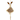 Plush Ballerina Bunny Hanging Easter Decoration- 13"