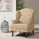 preview thumbnail 75 of 119, 31" W Modern Upholstered Linen Wing Back Accent Chair with Rolled Arm