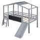 preview thumbnail 5 of 34, Twin Loft House Bed with Slide