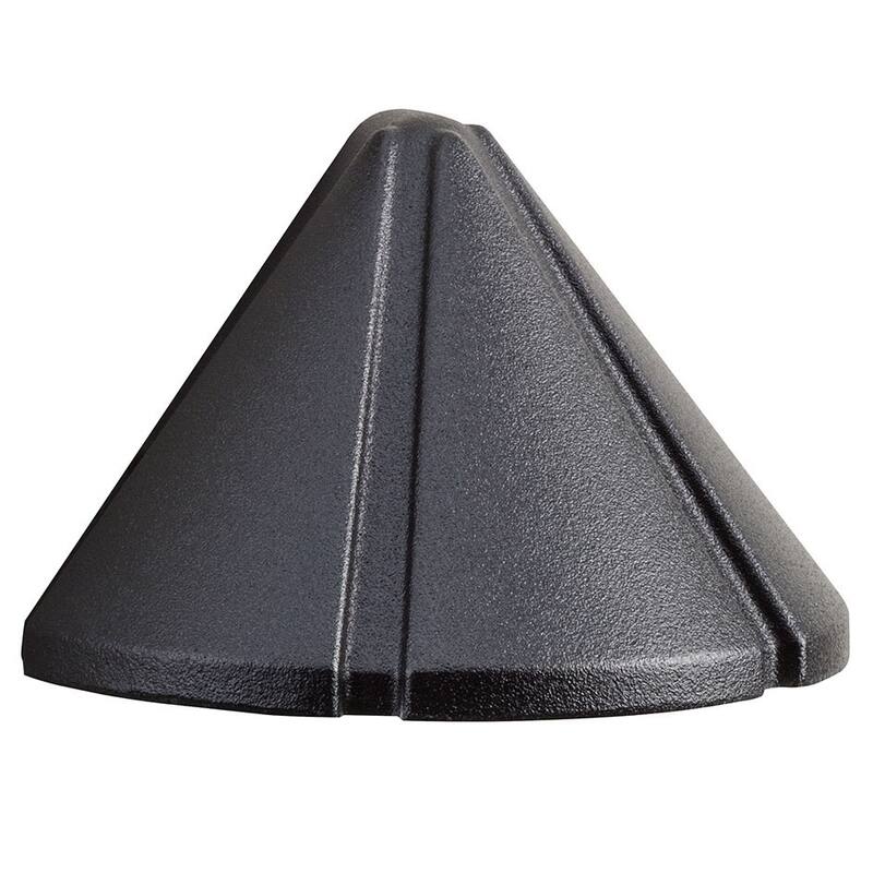 Kichler 3-3/4" Wide Outdoor Step Light - Textured Black