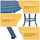 preview thumbnail 6 of 30, Metal Outdoor Round Side Table, Patio Coffee Bistro Table for Indoor Outdoor