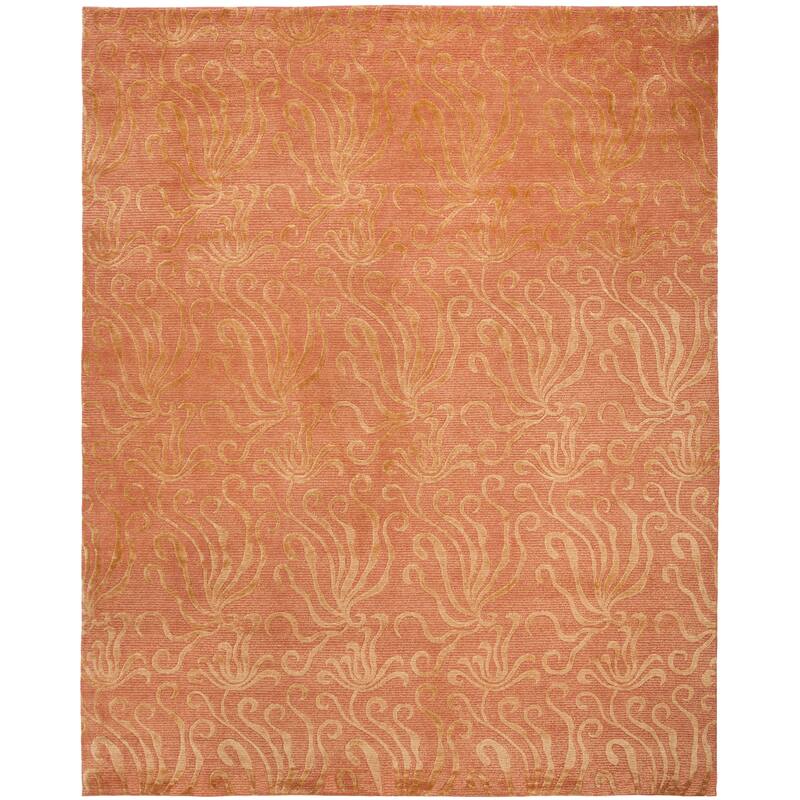 Martha Stewart by SAFAVIEH Seaflora Silk/ Wool Rug