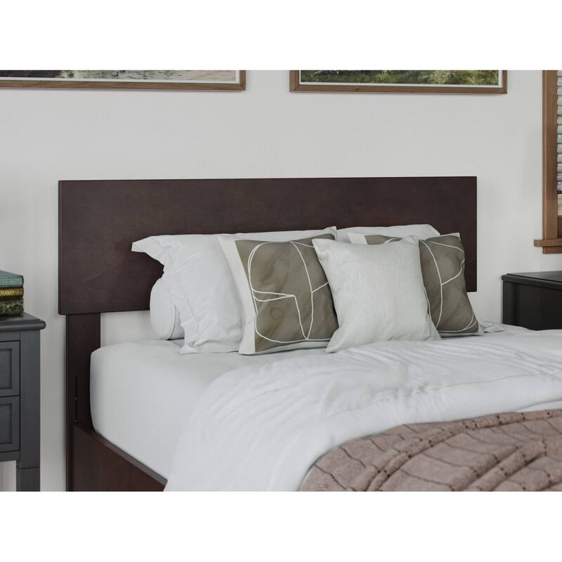 Aria Solid Wood Modern Low Profile Platform Bed
