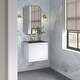 preview thumbnail 16 of 24, James Martin Vanities Mantova 23.6" Single Vanity Cabinet, Glossy White