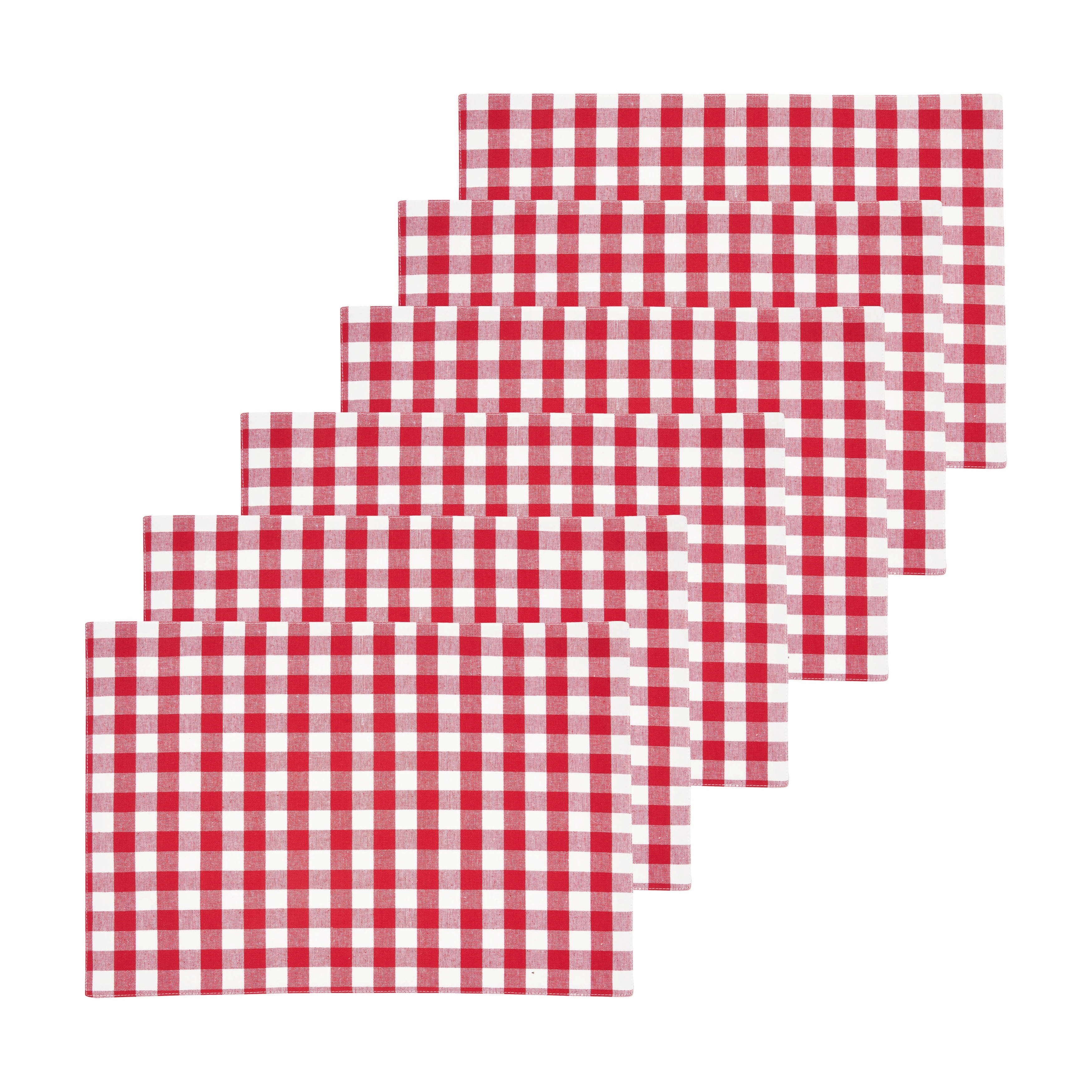 Ashford Red Placemat Set 6