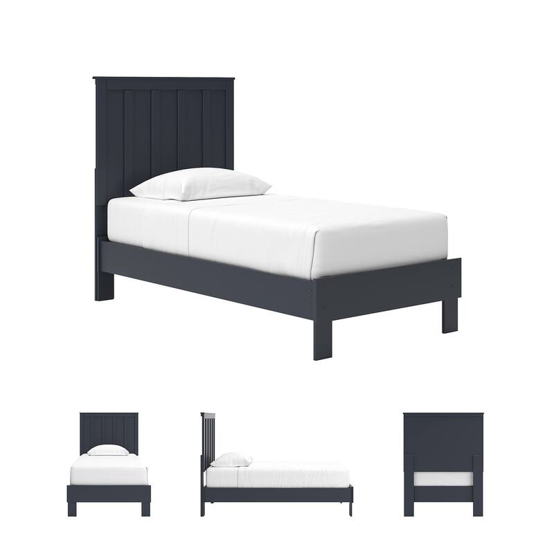 Signature Design by Ashley Simmenfort Dark Blue Platform Bed