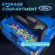 preview thumbnail 3 of 6, Ford Ranger 12V Kids Ride-On Truck with Remote Control, LED Headlights, Toy Storage, Music & Spring Suspension - Blue