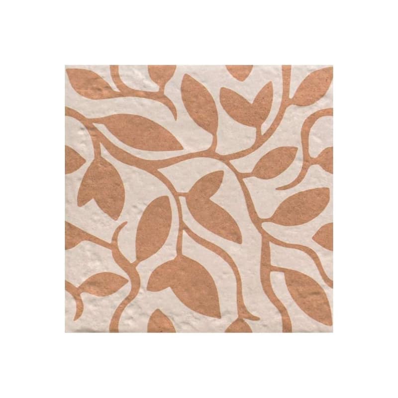 Verity Vine 8x8 Matte Porcelain Encaustic Tile - Floor, Wall, Backsplash