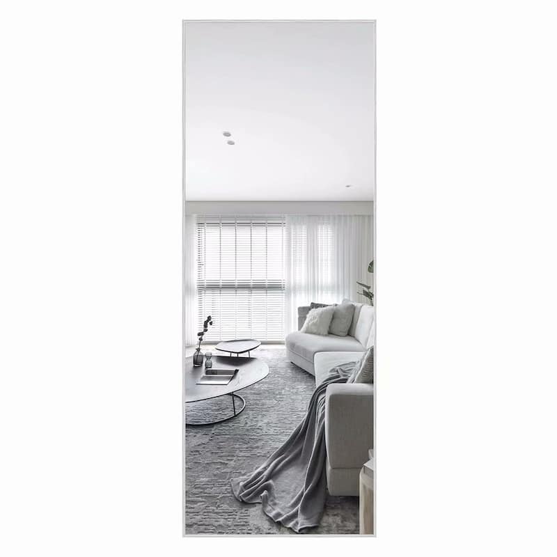 Dovelina Modern Full Length Floor Mirror - Freestanding Vanity Mirror for Bathroom or Living Space